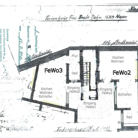 Daire Historisches Genoveva Gemach 1000mbit-s Altstadt - Traumferienhaeuser-eifel Mayen